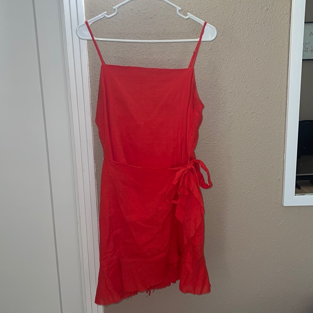 Princess Polly Red Wrap Dress